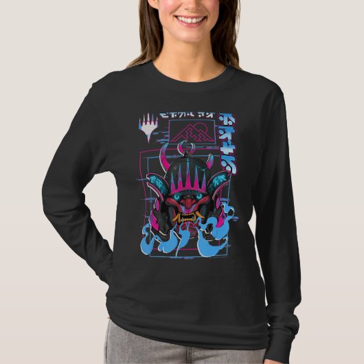 Oni Demon Japans duiil T-shirt (Voorkant)