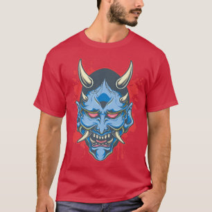 Oni Demon Mask - Japans Kwaad Mythical Creater P T-shirt