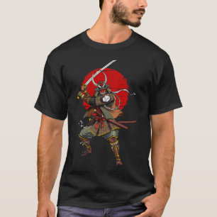 Oni-demon samurai-krijger t-shirt