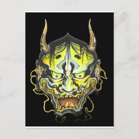 Oni Devil Design Briefkaart (Voorkant)