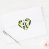 Oni Devil Design Hart Sticker (Envelop)