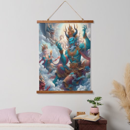 Oni Enlightened  Hangend Wandkleed (Slaapkamer)