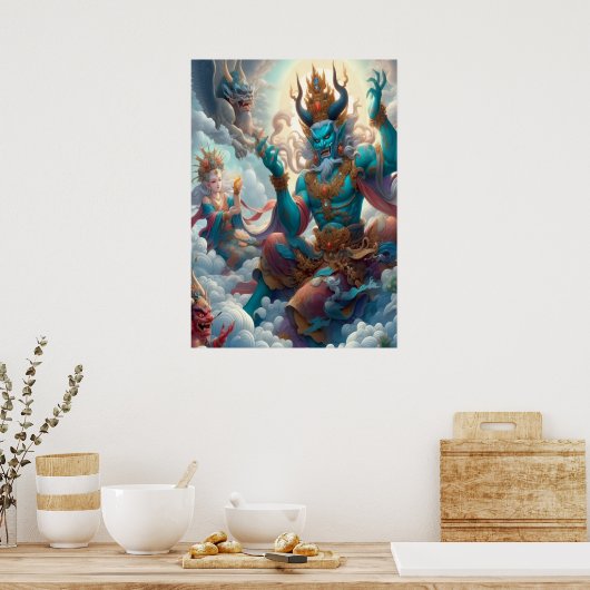 Oni Enlightened  Poster (Keuken)