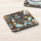 Oni Fortune Beverage Coasters Bier Onderzetter (Linkerzijde)