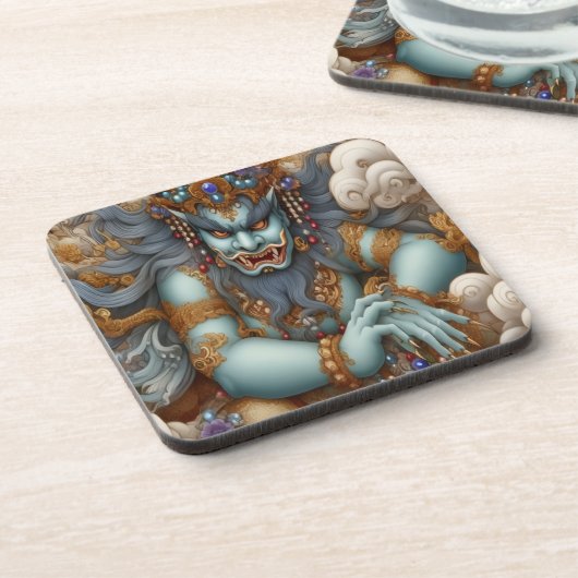 Oni Fortune Beverage Coasters Bier Onderzetter (Linkerzijde)