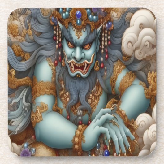 Oni Fortune Beverage Coasters Bier Onderzetter (Voorkant)