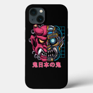 Oni Japans demon Masker Cyborg Devil Japan Folklor Case-Mate iPhone Case