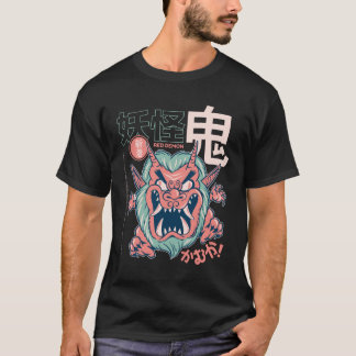 Oni Japans Yokai Masker T-Shirt Edit