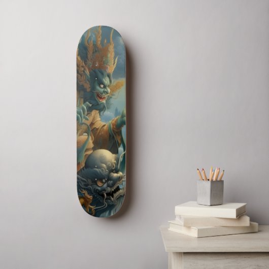 Oni Jinn Skateboard (Muurkunst)