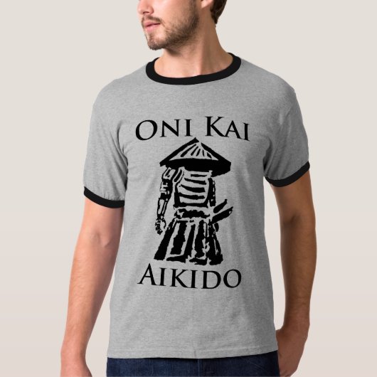 Oni Kai Aikido  ontwerp T-shirt (Voorkant)