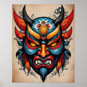Oni Mask Poster (Voorkant)