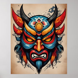 Oni Mask Poster