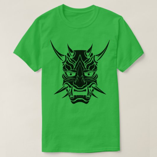 Oni Mask Yokai Demon Mask T-shirt (Design voorkant)