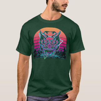 Oni Mask Yokai Devil Mask Gift T-shirt