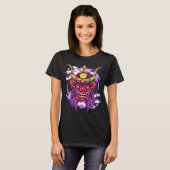 Oni masker en schedel t-shirt (Voorkant volledig)