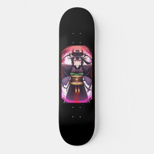 Oni Otaku Persoonlijk Skateboard (Voorkant)