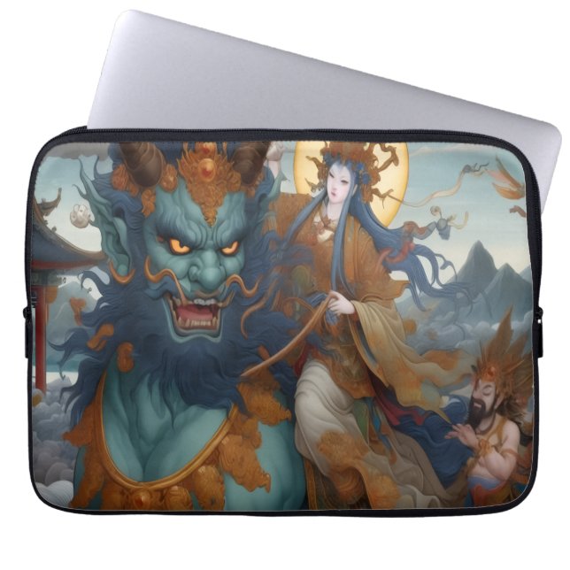 Oni Rider Laptop Sleeve (Voorkant)