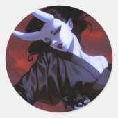 Oni Ronde Sticker (Voorkant)