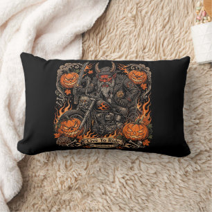 Oni Samurai Biker Halloween Kussen