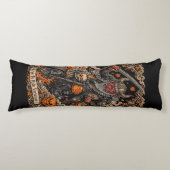 Oni Samurai Biker Halloween Lichaamskussen (Voorkant)