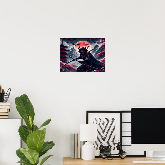 Oni Samurai Poster (Thuiskantoor)