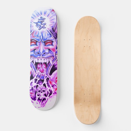oni schaats dek persoonlijk skateboard (Voorkant)