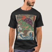 Oni Turtle Rising Sun Ukiyo-e T-shirt (Voorkant)
