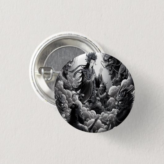 Oni Verleiding Knop Ronde Button 3,2 Cm (Voorkant /achterkant)