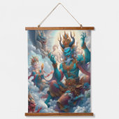 Oni Verlicht Hangend Wandkleed (Voorkant)