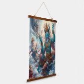 Oni Verlicht Hangend Wandkleed (Gebogen)