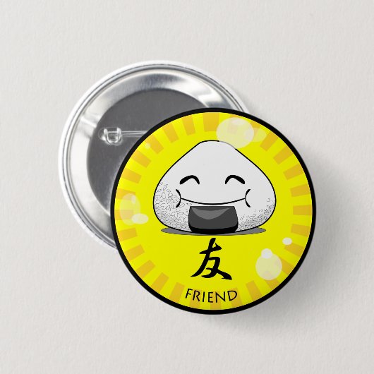 Onichibi - Friend Ronde Button 5,7 Cm (Voorkant /achterkant)