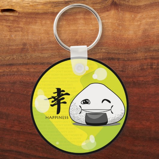 Onichibi - gelukkig! sleutelhanger (Voorkant)