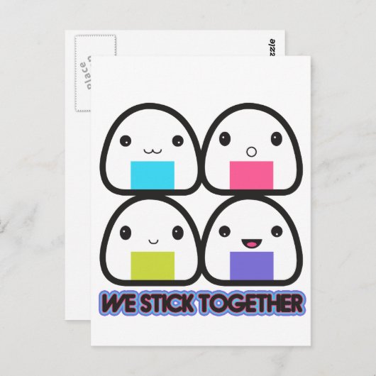 Onigiri Briefkaart (Voorkant / Achterkant)