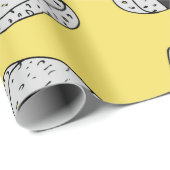 Onigiri (japanse rijstbal) achtergrond. Naadloos Cadeaupapier (Rol Hoek)