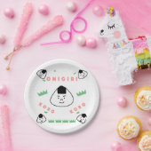 Onigiri Koro (de Rolling Rice Balls) Papieren Bordje (Feest)