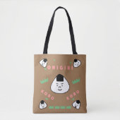 Onigiri Koro (de Rolling Rice Balls) Tote Bag (Voorkant)
