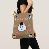Onigiri Koro (de Rolling Rice Balls) Tote Bag (Dichtbij)