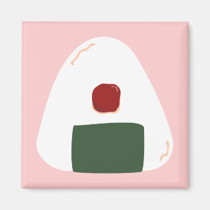 "Onigiri" ~Pink ver.~ Square Magnet