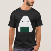Onigiri Rijstbal Japans Japan Eten Hiragana Let T-shirt (Voorkant)