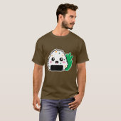 Onigiri T-shirt (Donker) (Voorkant volledig)