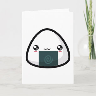 Onigiri-Wenskaart Kaart
