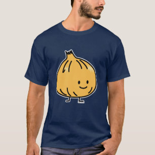 Onion blij geel wit huppeltje wild t-shirt