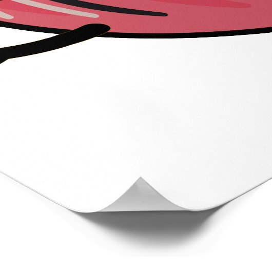 Onion Ha-se-yo Funny Korean Pun Poster (Hoek)