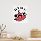 Onion Ha-se-yo Funny Korean Pun Poster (Keuken)