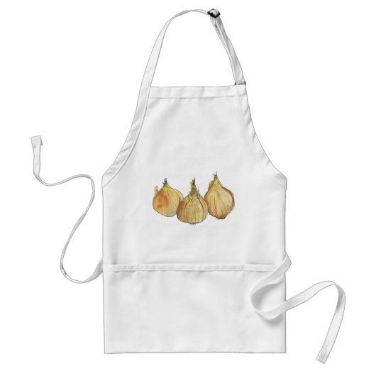 Onion Kitchen Apron Standaard Schort (Voorkant)