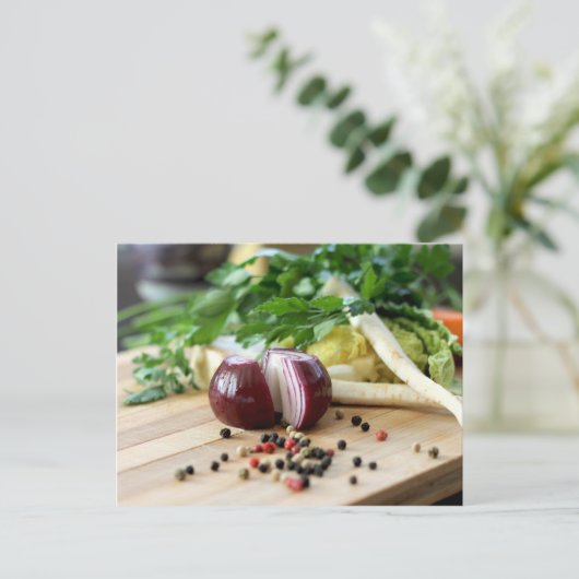 Onion Kitchen Briefkaart (Staand voorkant)