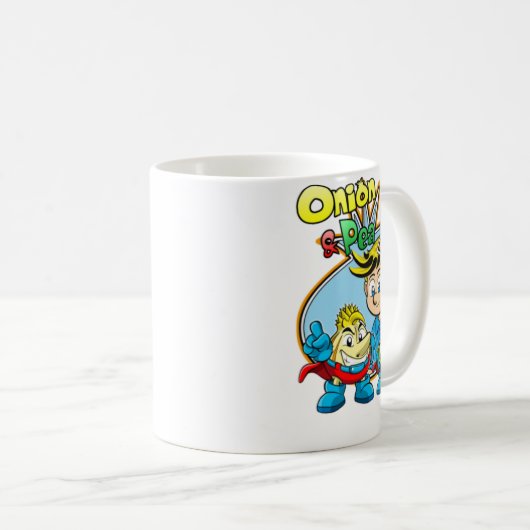 Onion & Pea covers mug. Koffiemok (Voorkant rechts)