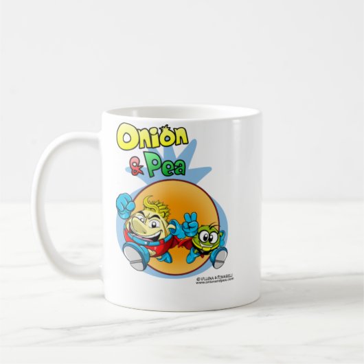 Onion & Pea covers mug. Koffiemok (Links)