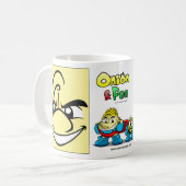 Onion & Pea eyes mug. Koffiemok (Voorkant links)