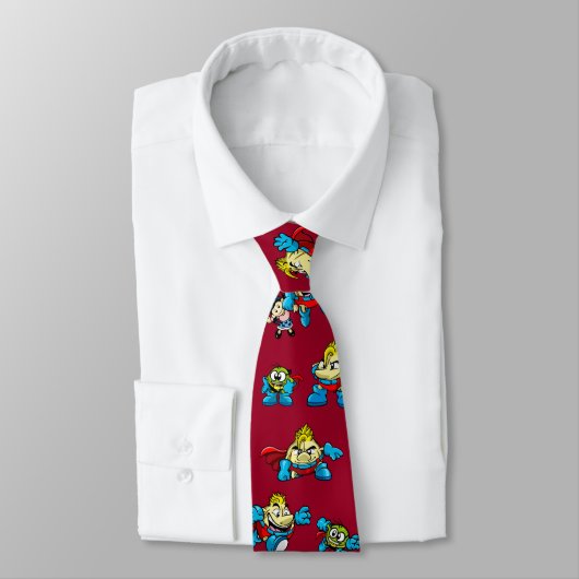 Onion & Pea Red Tie. Stropdas (Gebonden)